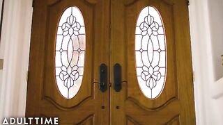 A wife finds her husband masturbating, leading to a rough encounter with Liv Revamped