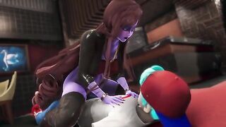 Cheating boyfriend gets punished by the girlfriend's strict mom in a unique way