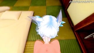 Redo Of A Healer Setsuna Hentai with wolf girl action