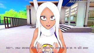Mirko's Service Room Hentai in My Hero Academia style