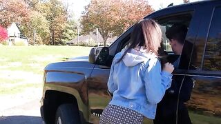 A girl got into the car of a strange man who forced her to be intimate