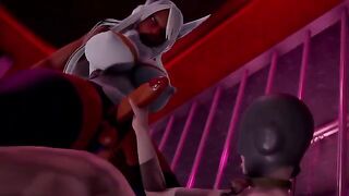Futa Mirko, with her huge dick, fucks a guy hard in a steamy scene