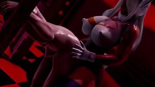 Futa Mirko, with her huge dick, fucks a guy hard in a steamy scene
