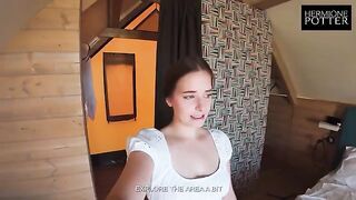 A beautiful German girl is begging to be fucked on her vacation in Sardinia