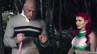 The guy roughly fucked the girl in the recreation area