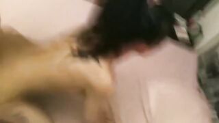 An exotic beauty from Kazakhstan gets her pussy smashed hard