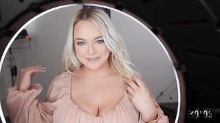 You'd better play with my dick! - the best blowjob from a sexy blonde