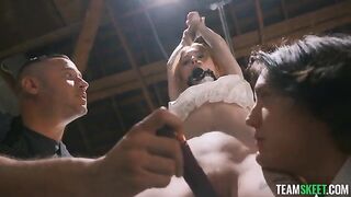 The girl seems to enjoy these events, and it's pretty common