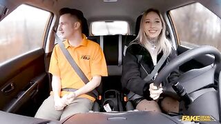 She didn't expect to pass the exam and her boyfriend cheered her up