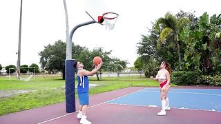 A good sex is also a sport. A girl in short pants is proved