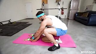 Another way to pump up the body with the help of a trainer
