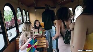 The best group sex party without panties is here for you