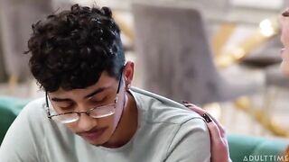 First, lick my pussy, then I'll suck your cock with passion