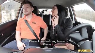 A girl is trying to seduce me while I’m driving the car