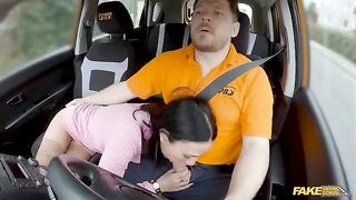 A girl is trying to seduce me while I’m driving the car