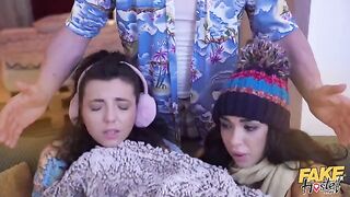 The appetizing girls have wet pussies and play with each other