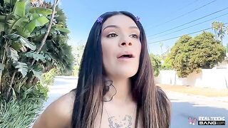 Her sweet pussy did not resist the guy