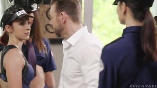 A man fucks all the girls from his wedding party