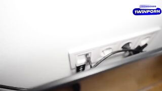 A wife got fucked by a handyman while her husband was away