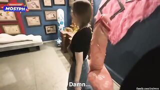 A guy seduced a shy student who loves big cocks