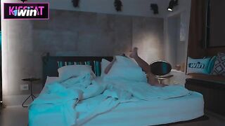 Girl came to her stepbrother's room after the party, got fucked hard