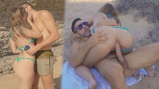 Picked up a cute girl on the beach and fucked her