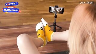 The decision was made to create a footjob video