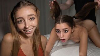 She was treated rudely by her roommate in a steamy encounter