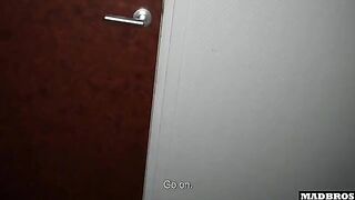 She again invited us to the toilet, and it was intense!