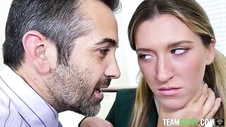 The principal, the teacher and the student have a threesome