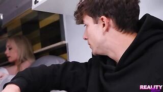A young guy had sex with his nice sister in the car