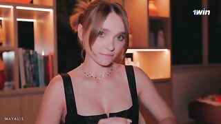 The couple has rough sex and the girl talks dirty during it