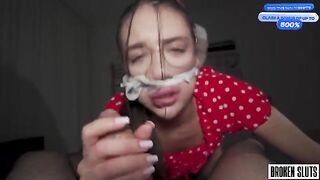 You are my slave today, right? - Homemade sex with a tight teen