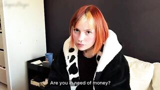 An angel faces a guy who fingered her pussy in this steamy scene