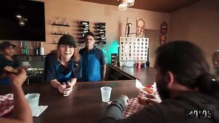 Who hasn't tried fucking behind the garage?! The girls are very naughty!