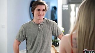 The guy just had to push his dick into the beautiful woman