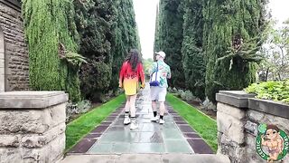 Sexual tourists check out historic sites and fuck local girls