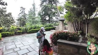 Sexual tourists check out historic sites and fuck local girls