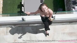 The girl was in a state of absolute delight, which is very dangerous