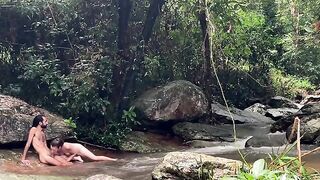 Camping is not only about tents and a fire, but also about sex
