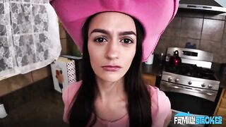 A man pulled his dick out for a passionate cowgirl to ride