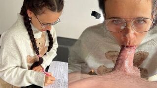 A girl is punished for her mistakes by having rough sex with a man