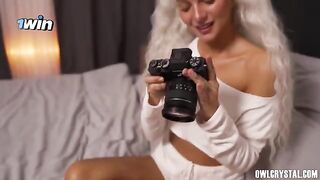 A real man’s dick is finally in the hands of a naive girl