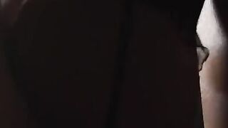 The guy penetrated the girl in stockings with rigid cock, it flowed smoothly