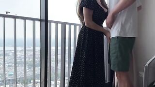 The couple continue their romantic sex in a special setting