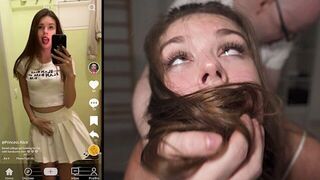 A couple suddenly decided to make a home sex video