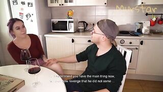 A man thanks his girlfriend with a thick dick on Valentine's Day