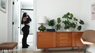 This curvy chick has an ass that needs to be fucked hard