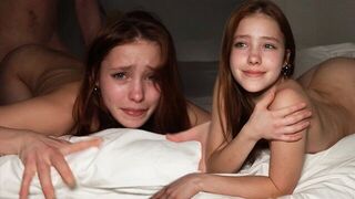 A cute and petite redhead is brought to tears of joy during intense action