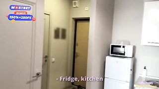 A humble-looking girl seduced the real estate agent and got fucked hard